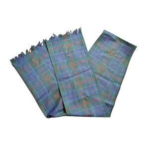 USA Kilts Scarf Celtic Wrap Plaid Green Multicolor Wool Traditions Brand